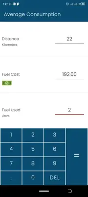 Fuelator android App screenshot 1